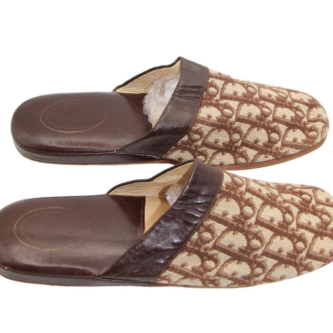 Christian Dior Globe Trotter Slippers