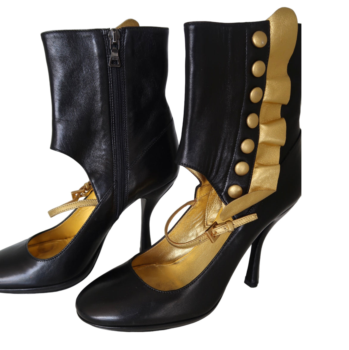 Prada 2008 Mary Jane Boots