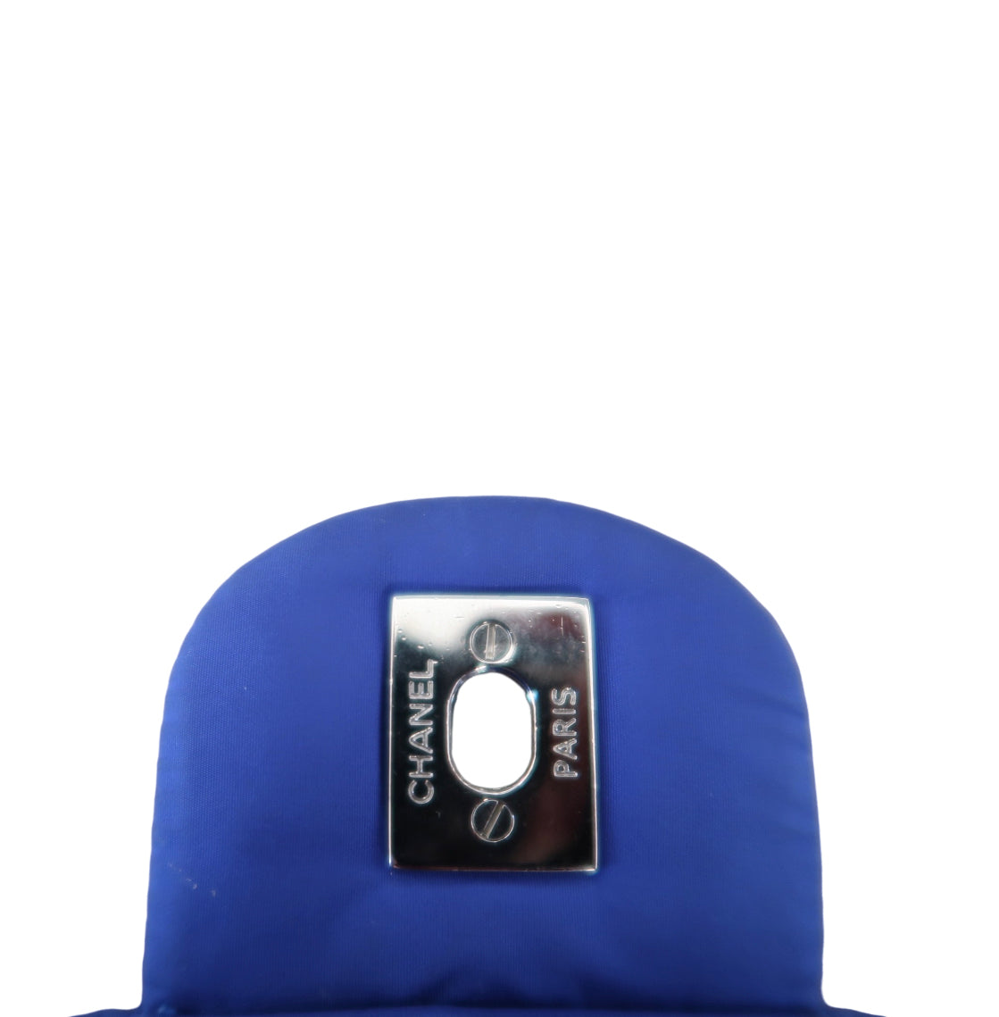 Chanel Cobalt Blue Nylon Jumbo Flap Purse