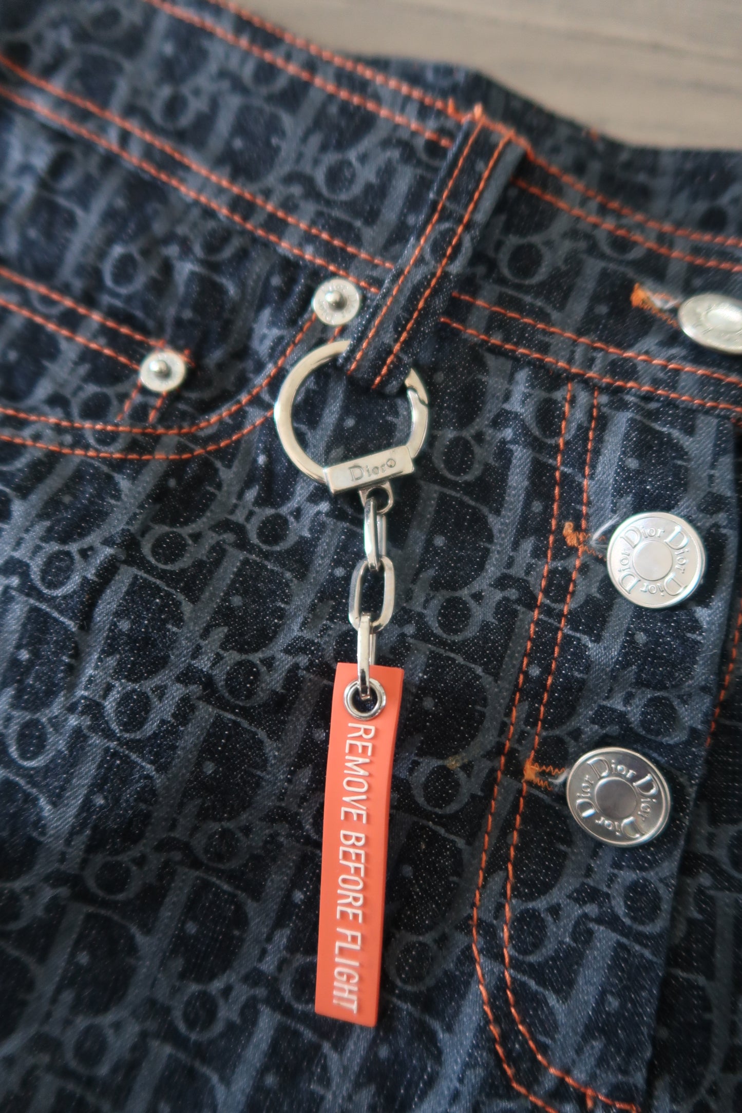 Christian Dior “Remove Before Flight” Skirt