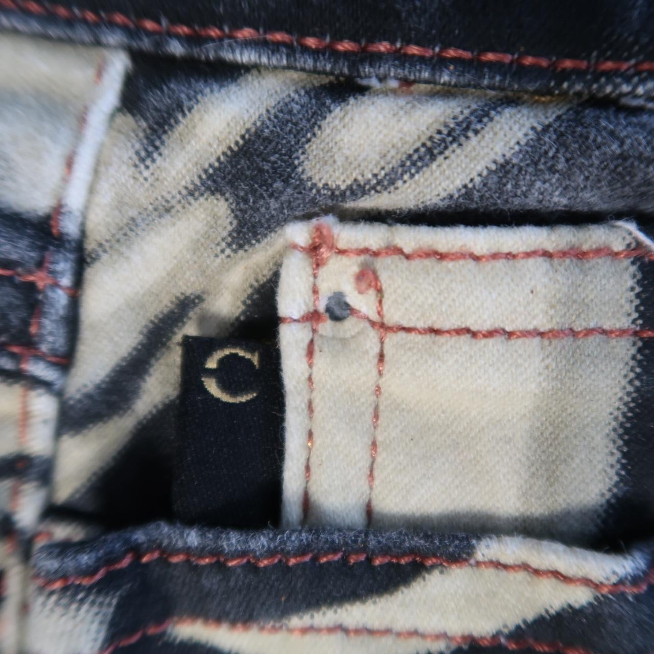 Roberto Cavalli Zebra Striped Pants