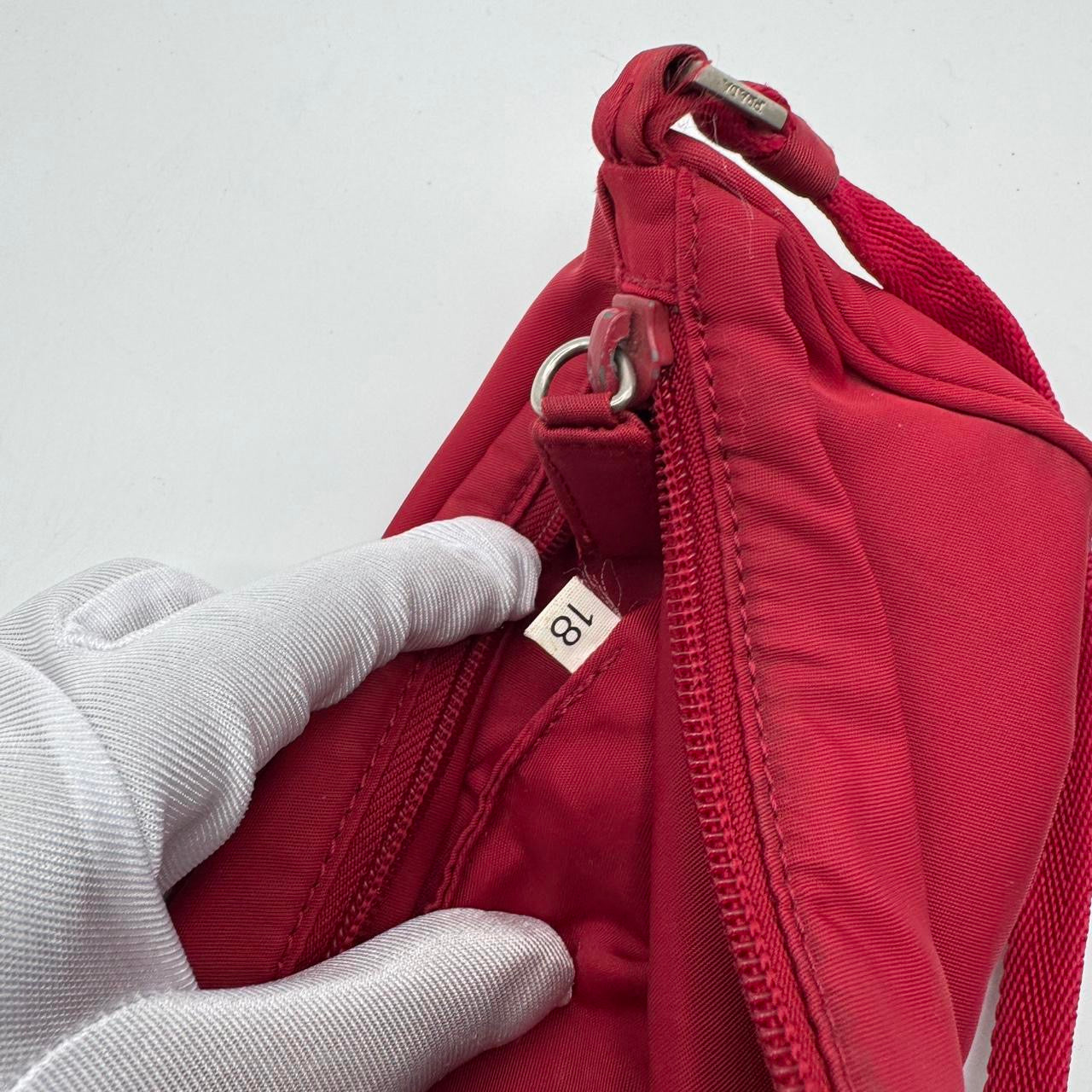 Prada Tessuto Mini Pochette Shoulder Bag