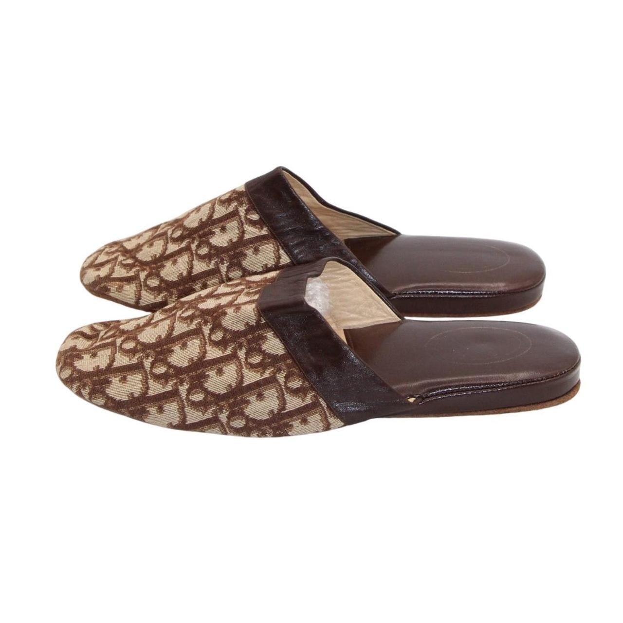 Christian Dior Globe Trotter Slippers