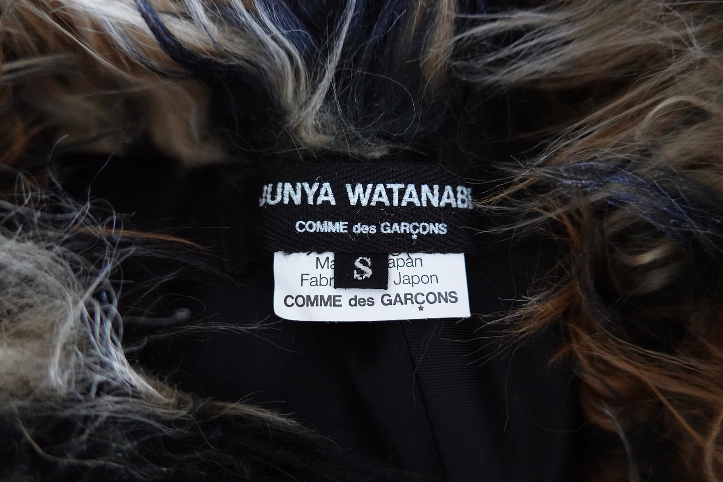 Junya Watanabe Comme Des Garçon Fall 2011 Fur Cape Docking Dress
