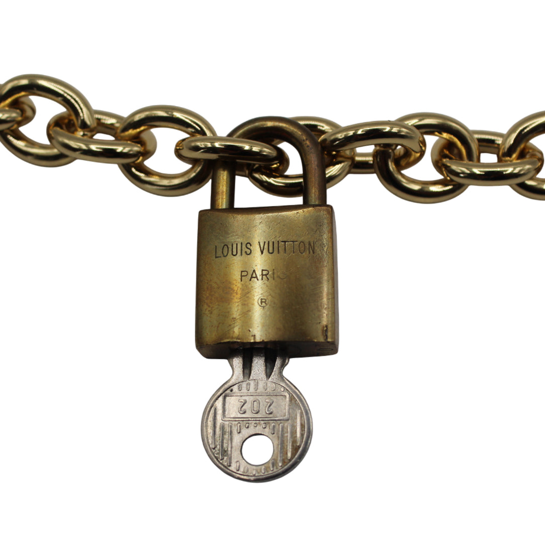 Louis Vuitton Lock & Key on Multipurpose Chain