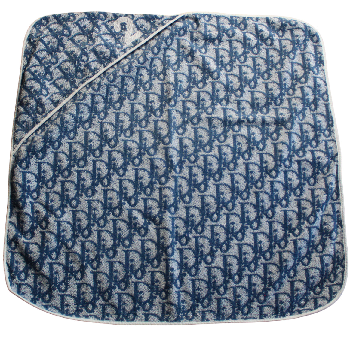 Baby Dior Monogram Hooded Bath Towel