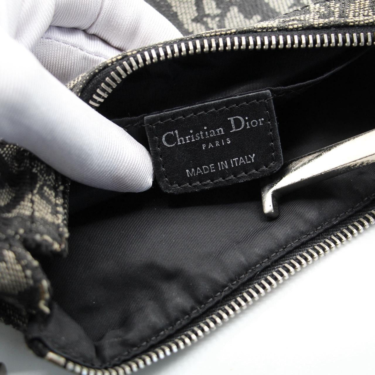 Christian Dior Charm Pochette Diorissimo Canvas Shoulder Bag