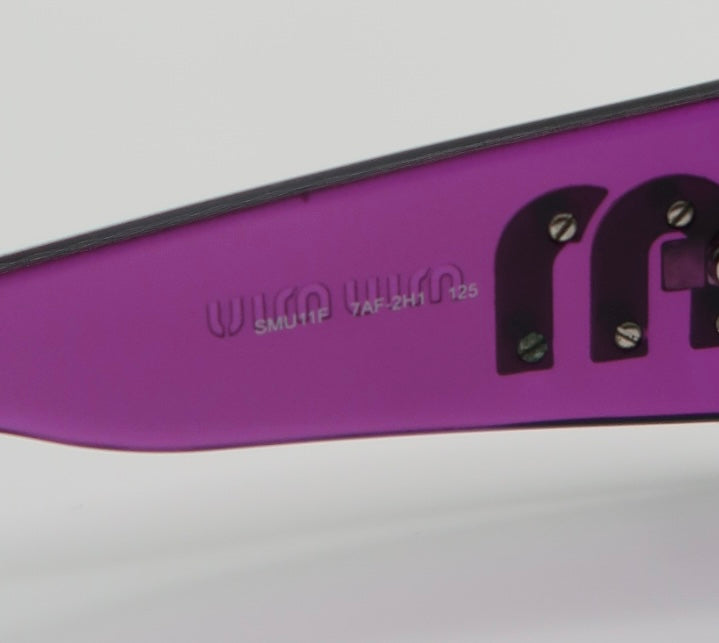 Miu Miu Mask Logo Sunglasses