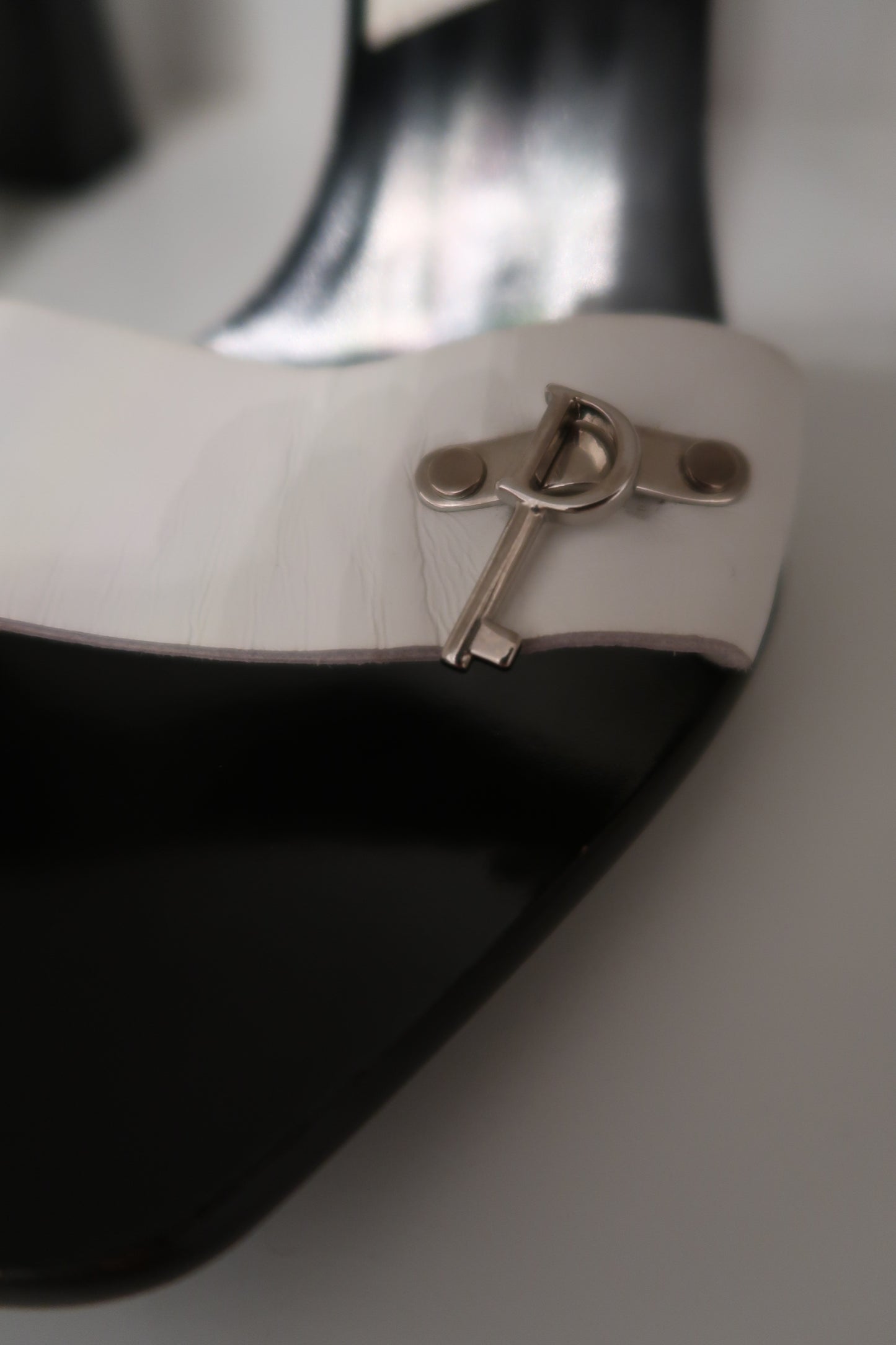 Christian Dior Cadena Lock and Key Mules