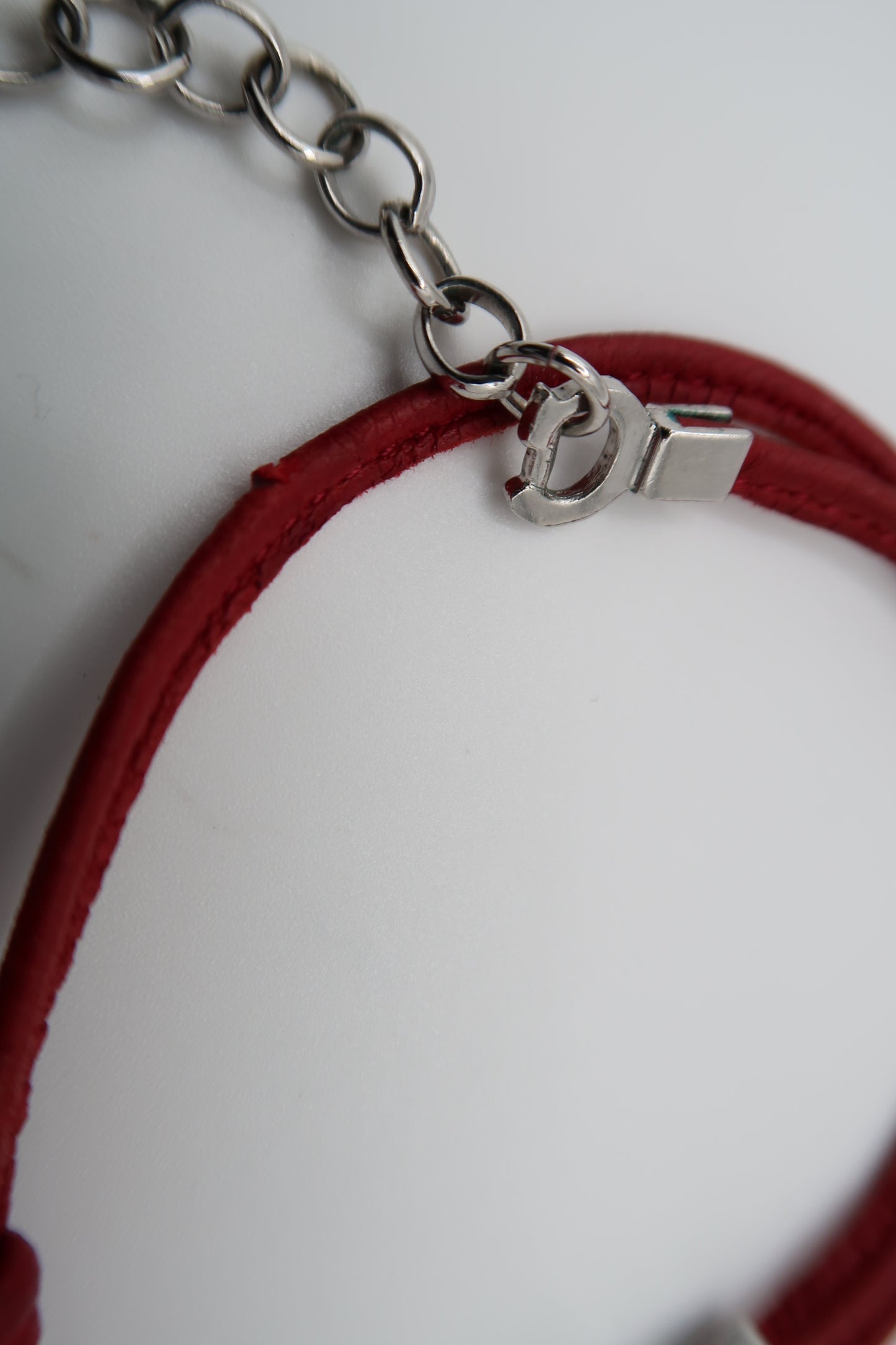 Christian Dior Ribbon Charm Choker