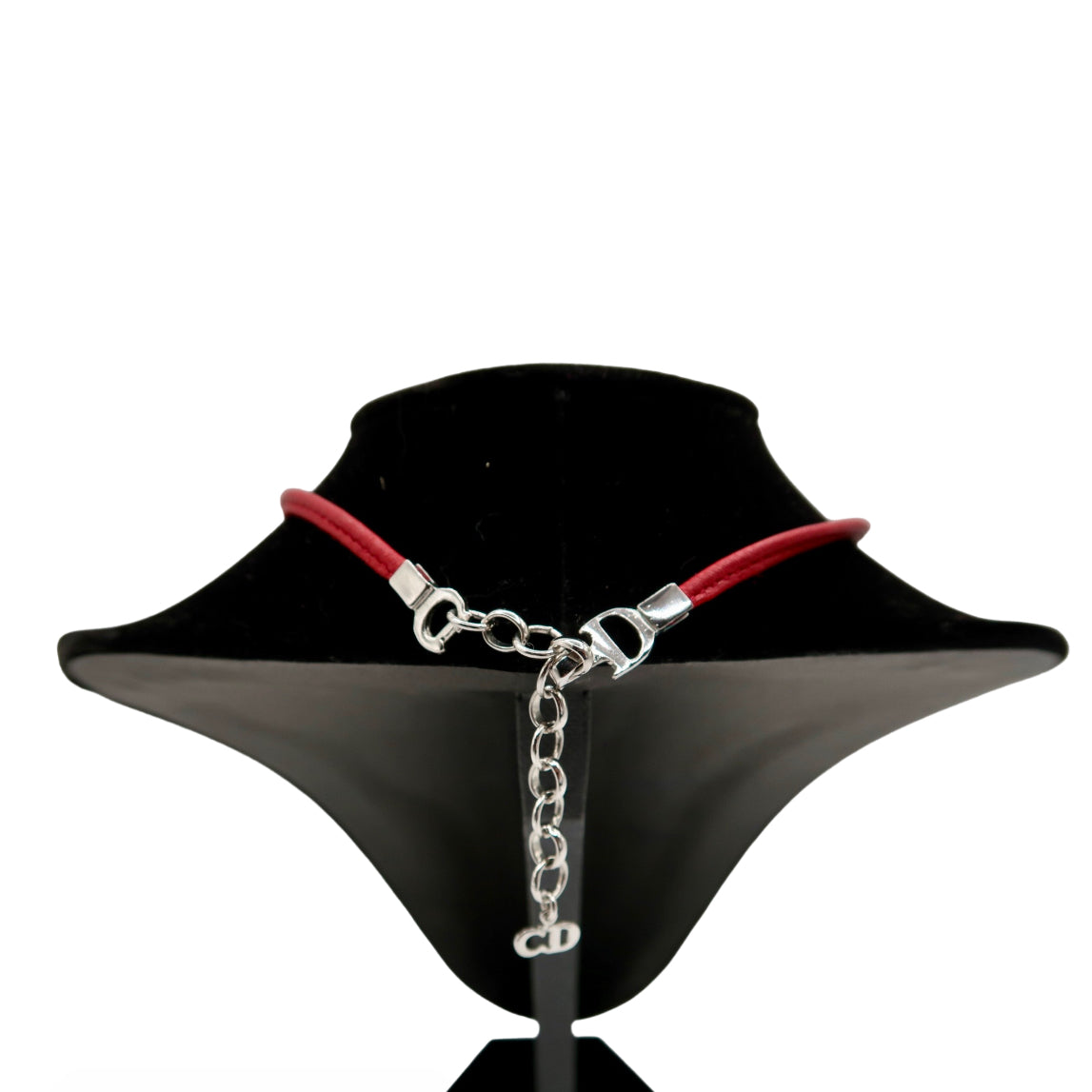 Christian Dior Ribbon Charm Choker
