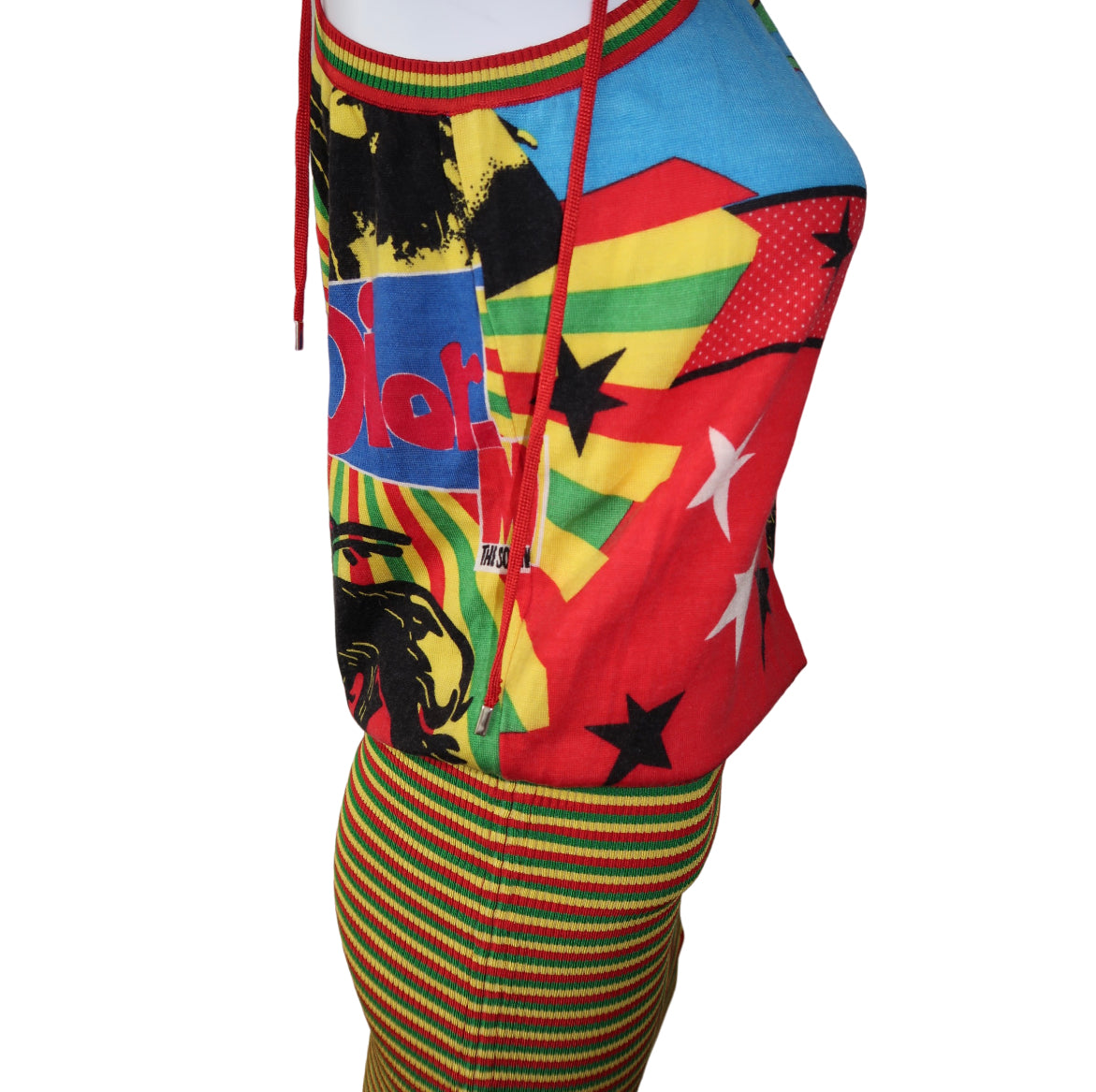 Christian Dior 2004 Rasta Mania Dress
