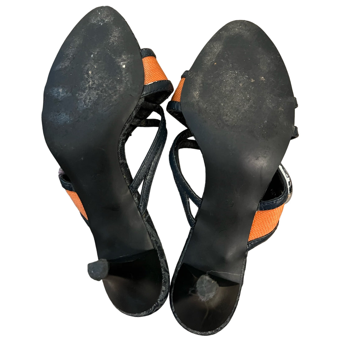 Christian Dior "Remove Before Flight"
Monogram Denim Heels