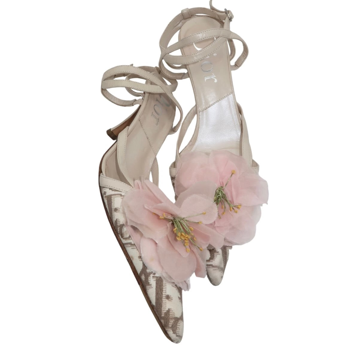 Christian Dior Trotter Flower Mules
