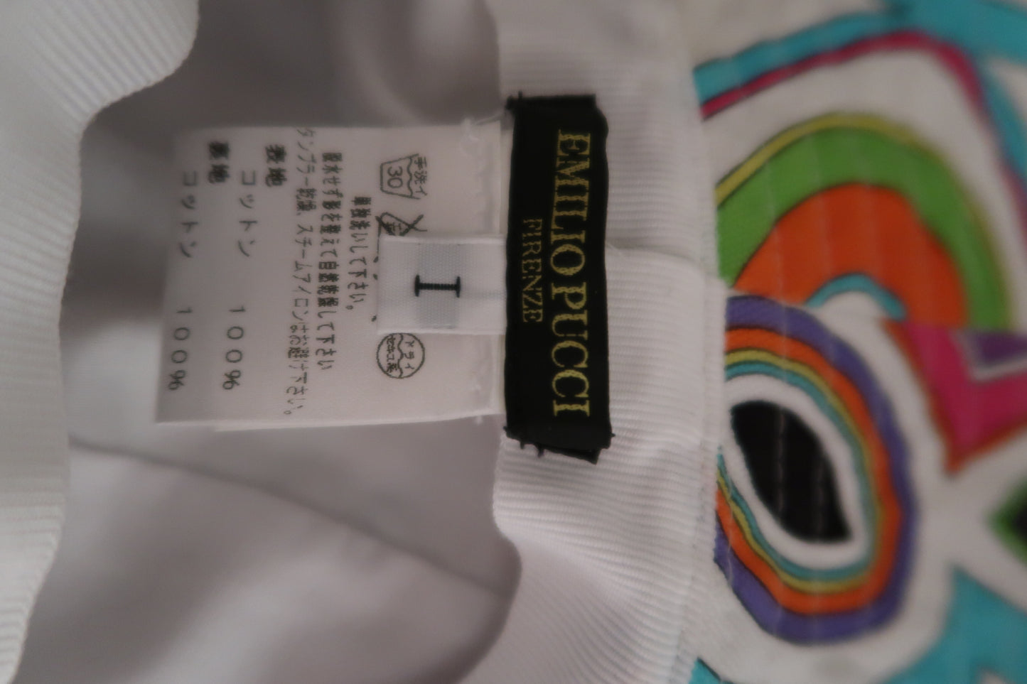 Emilio Pucci Multi-color Wide Brim Hat