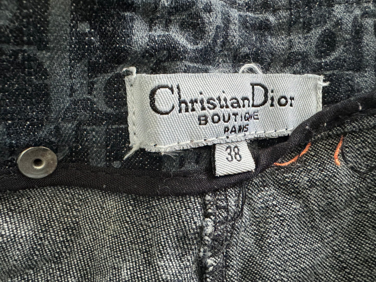 Christian Dior “Remove Before Flight” Skirt