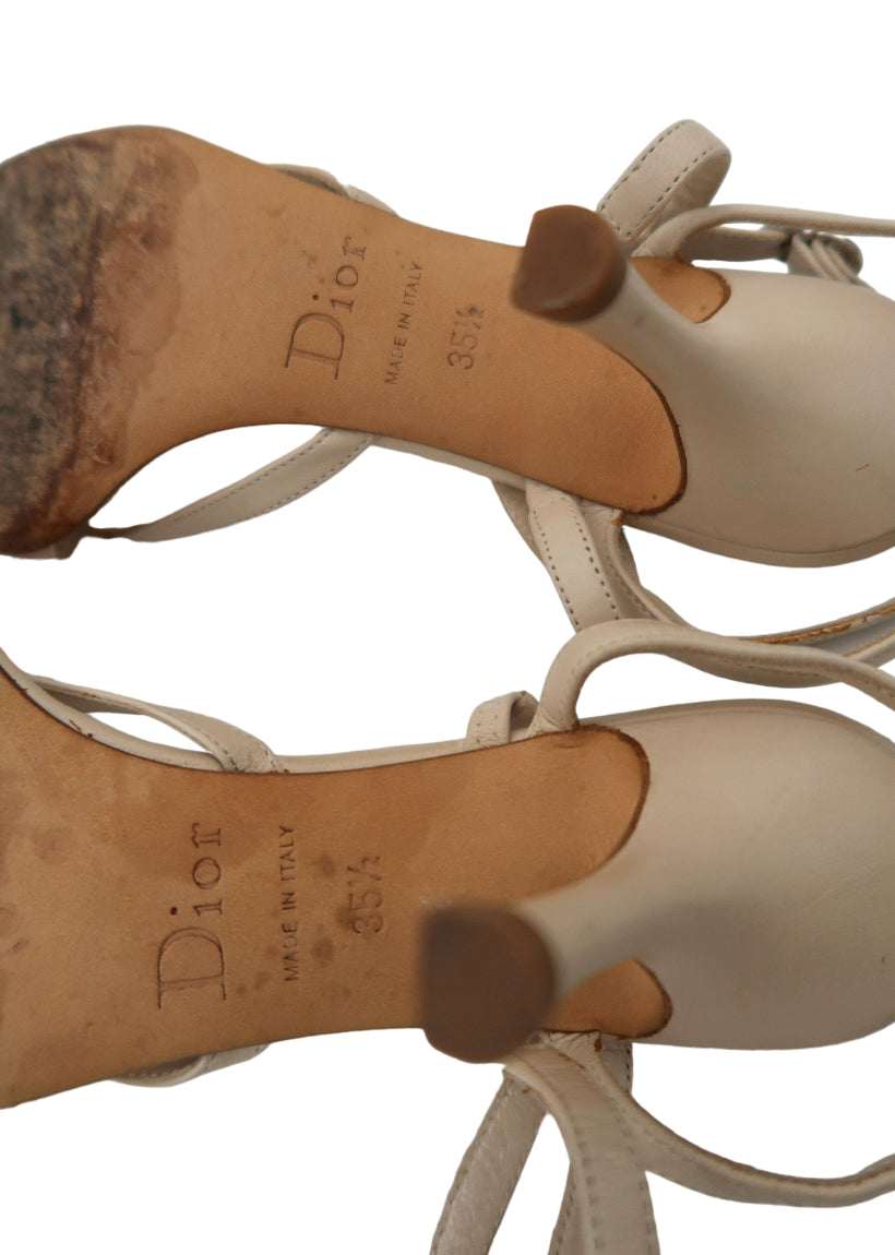 Christian Dior Trotter Flower Mules