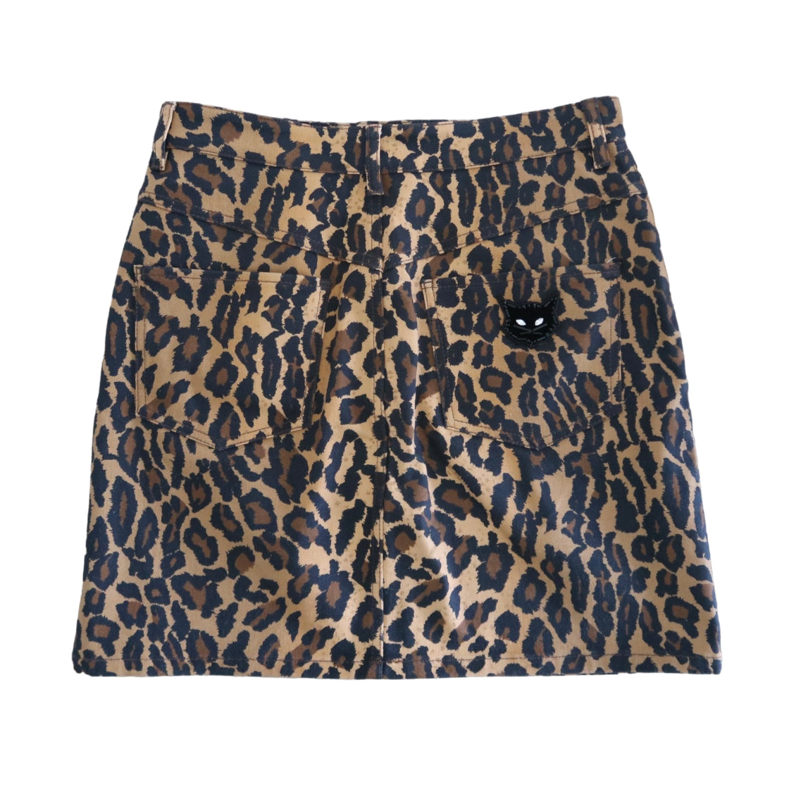 MIU MIU Leopard Mini Skirt