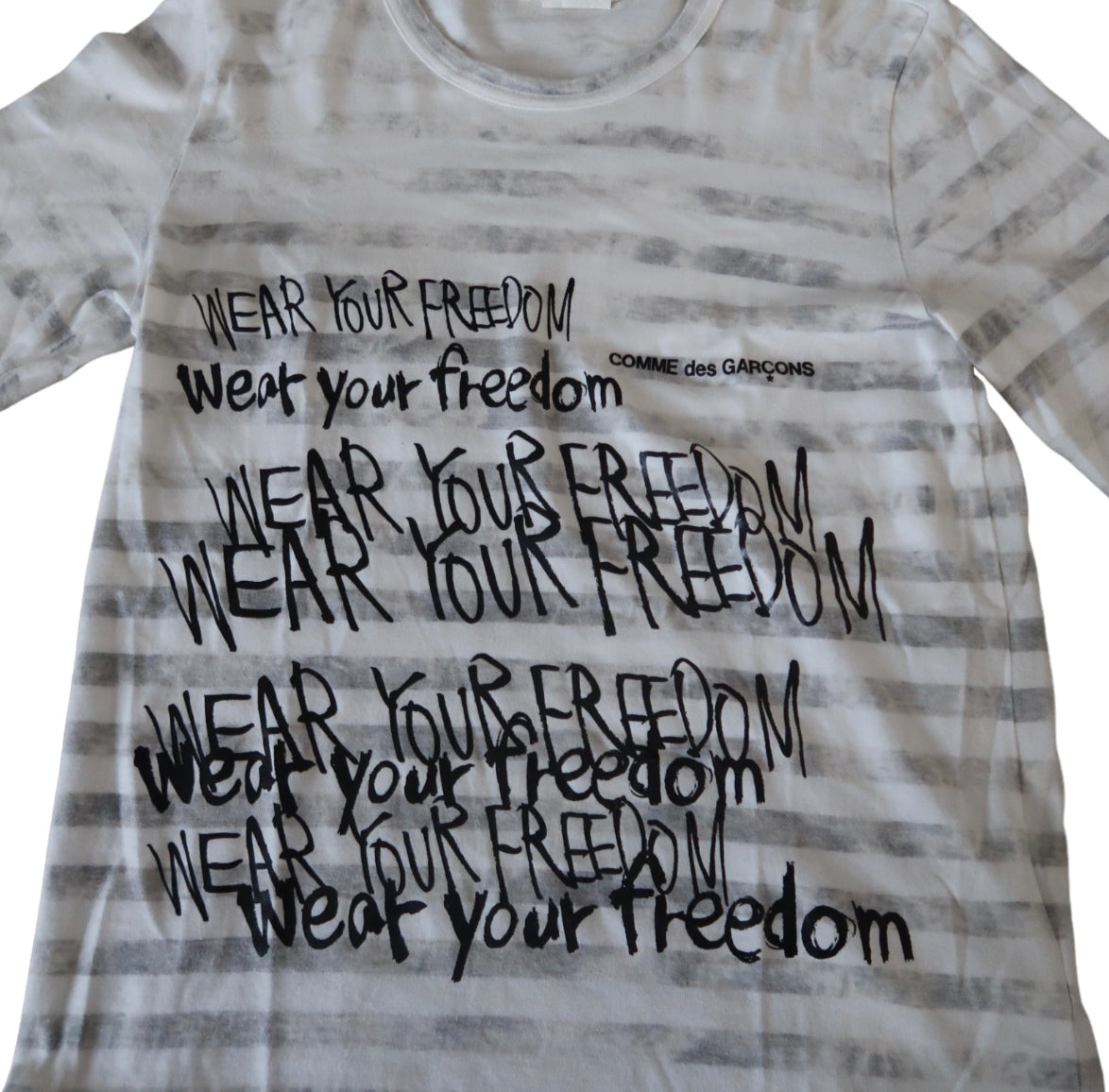 Comme Des Garçon Striped T-Shirt