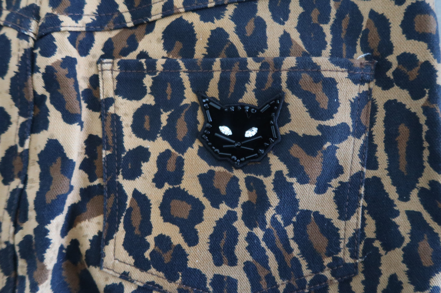 MIU MIU Leopard Mini Skirt