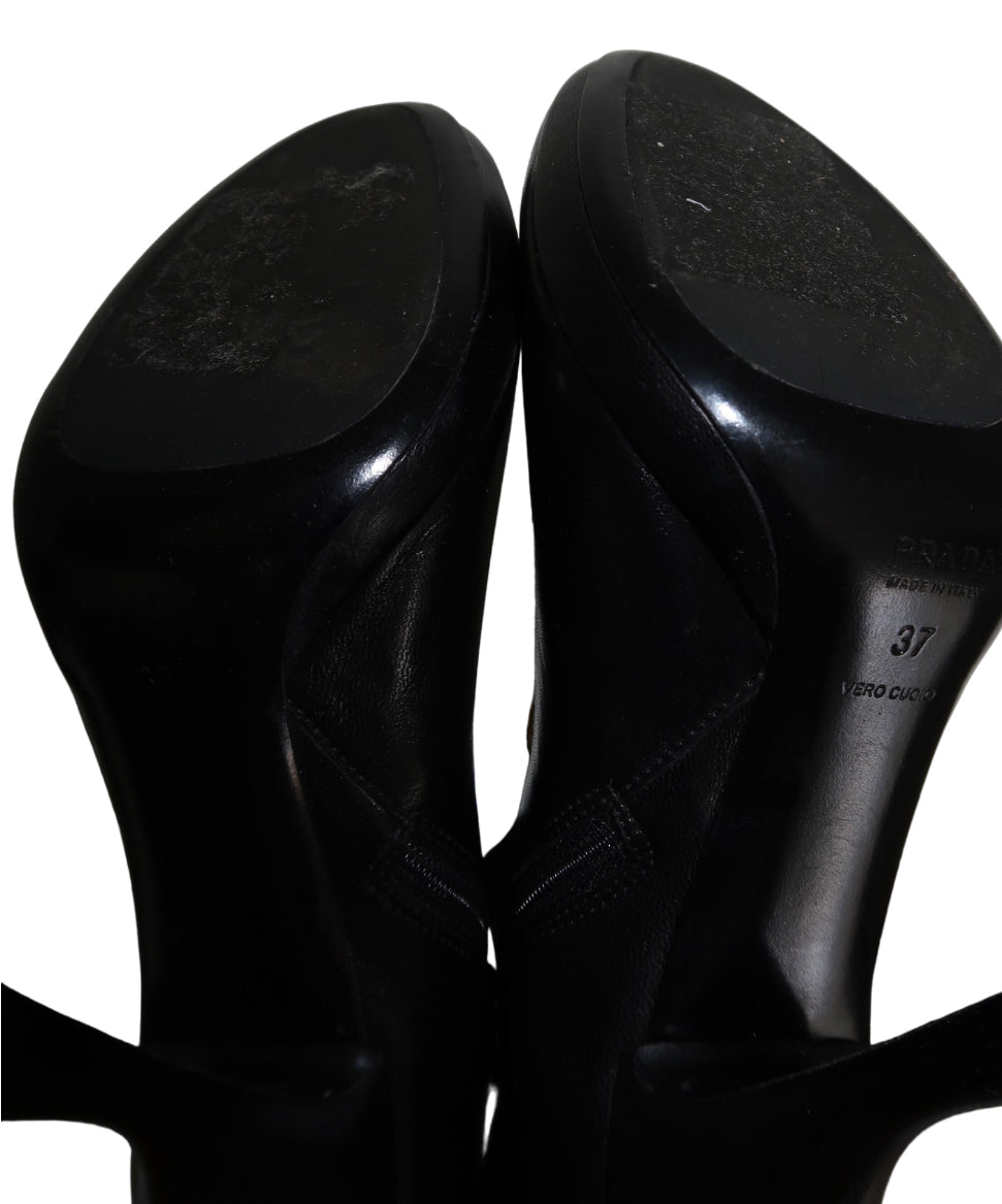 Prada 2008 Mary Jane Boots