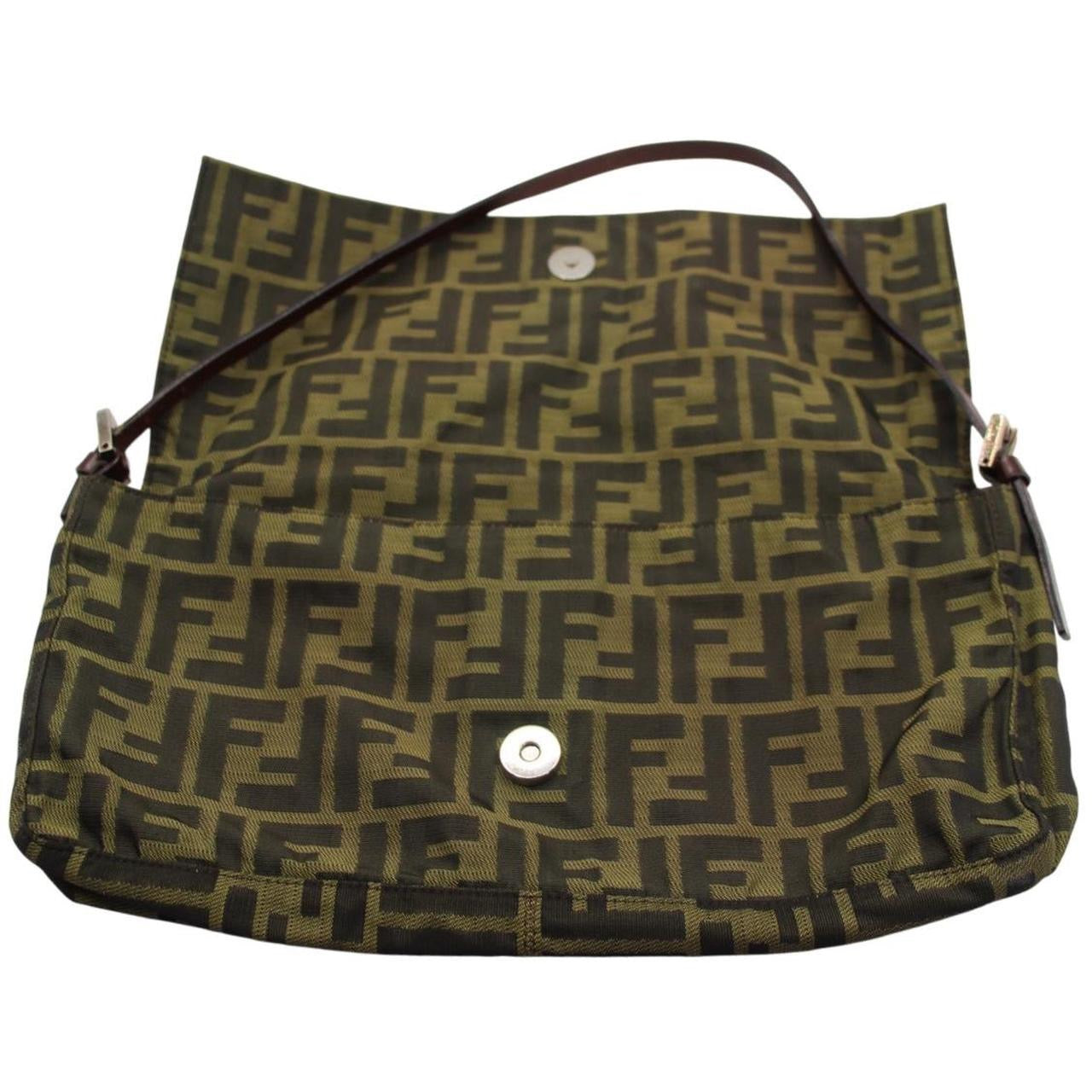 Fendi Zucca Baguette handbag