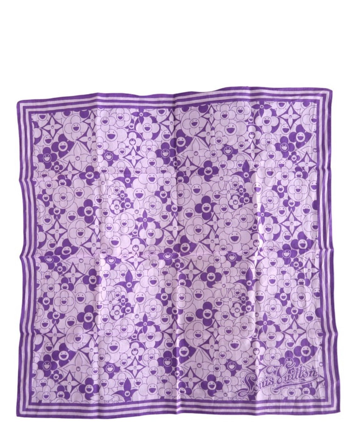 Louis Vuitton Takashi Murakami Blossom Scarf