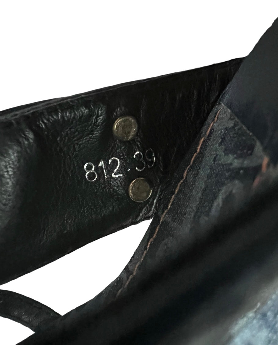 Christian Dior "Remove Before Flight"
Monogram Denim Heels