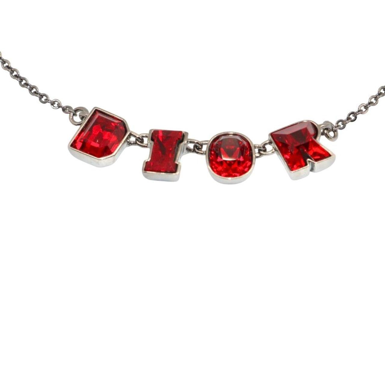 Christian Dior Red Crystal Bracelet