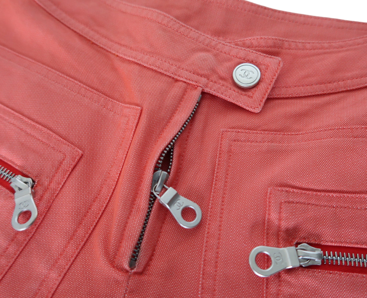 Chanel 2002 Sports Line Zipped detailed Pants