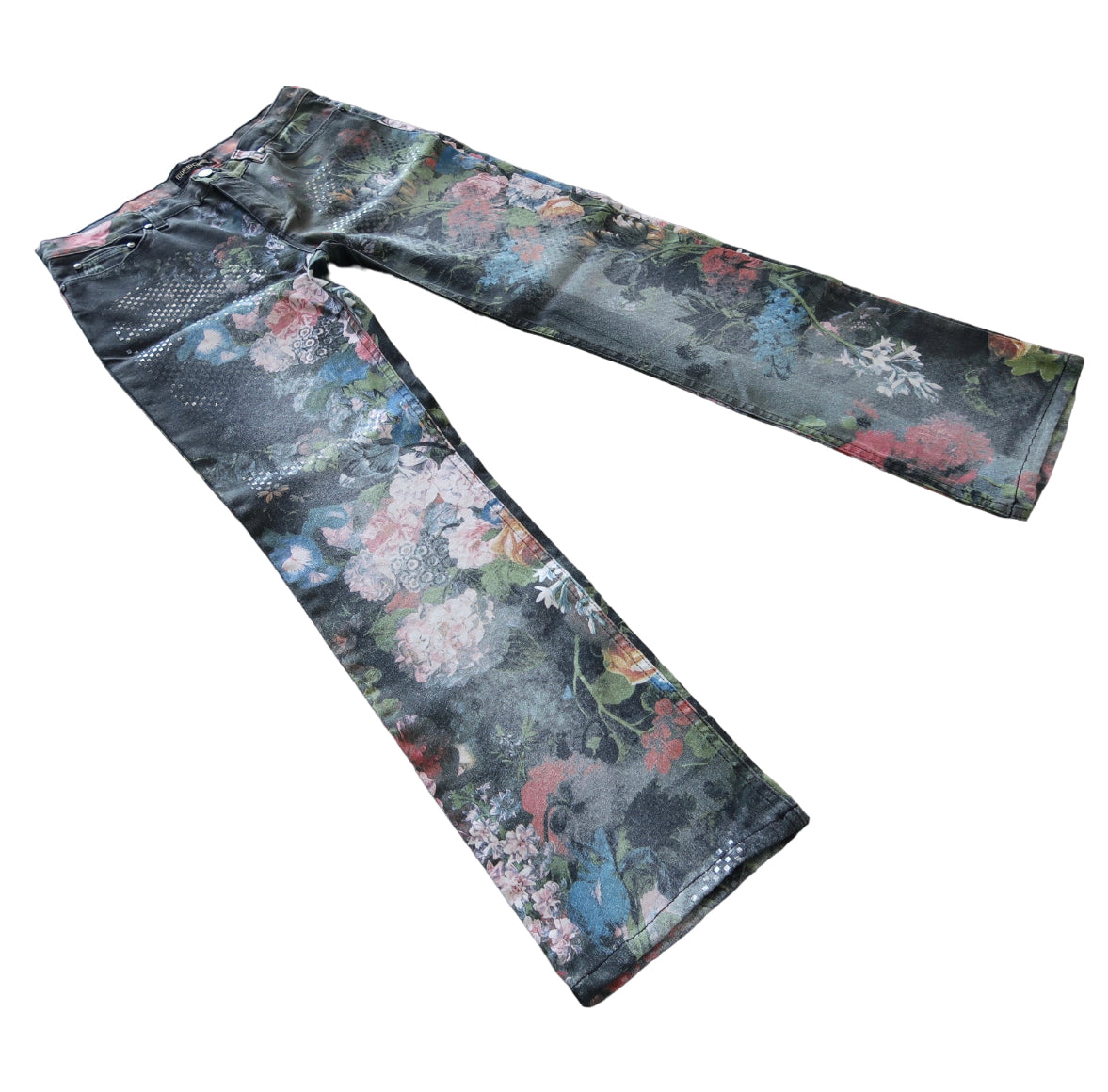 Roberto Cavalli Floral Print Pants
