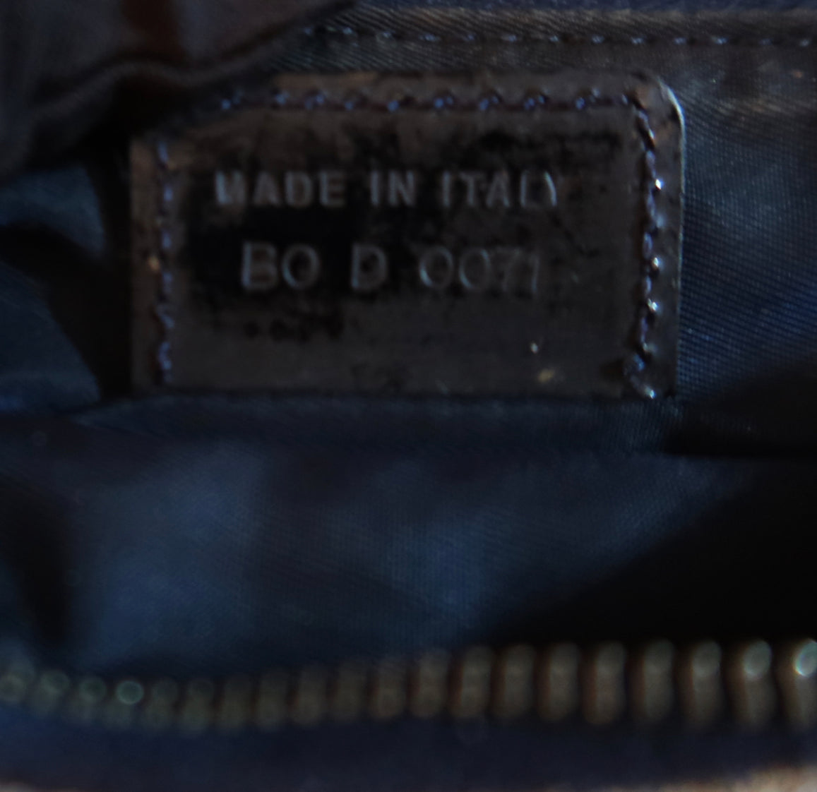 Christian Dior Miss Diorella 2001 Denim Blue Saddle Bag