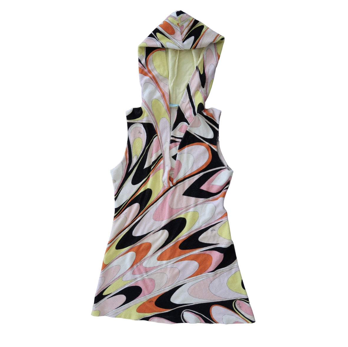 Hooded terry cloth coverup by Emilio Pucci, Spring 2005 Collection.