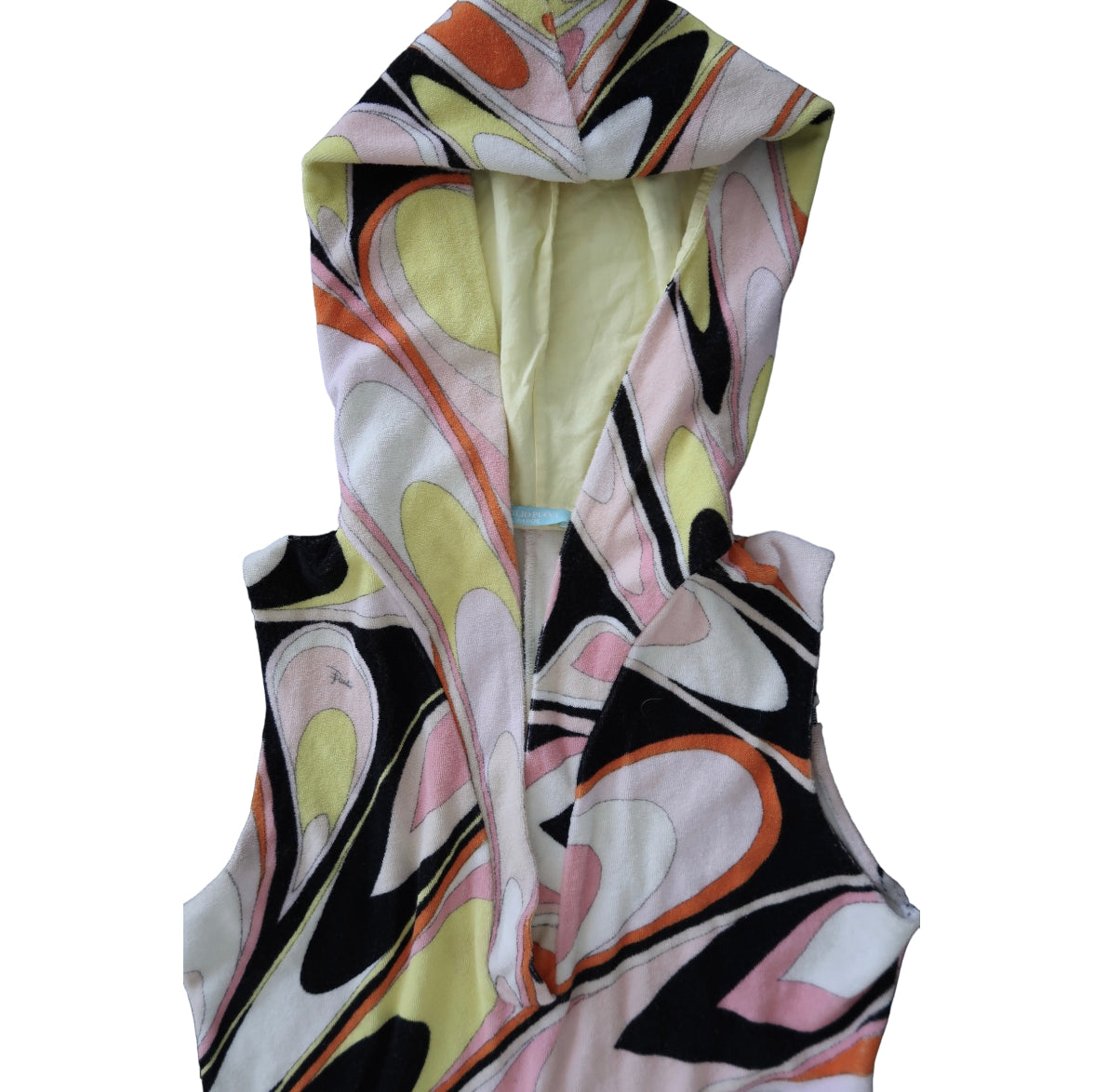Hooded terry cloth coverup by Emilio Pucci, Spring 2005 Collection.