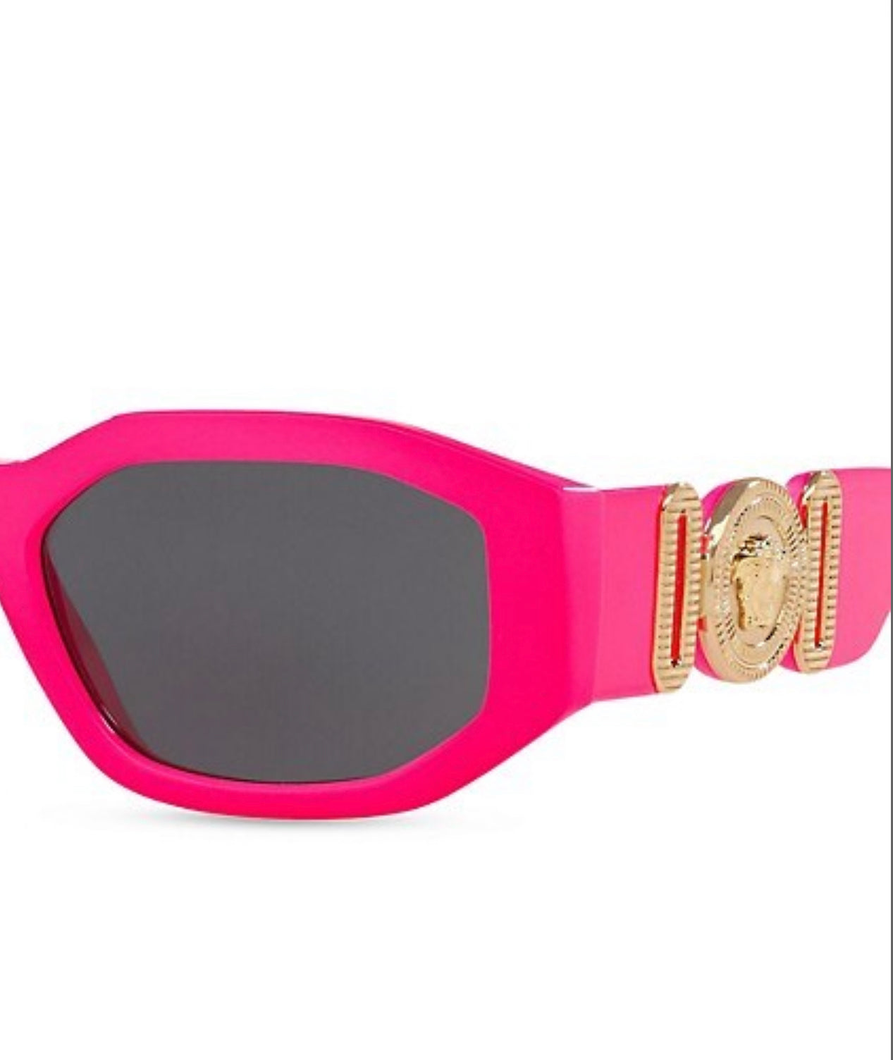 Versace 53MM Medusa Detail Oval Sunglasses