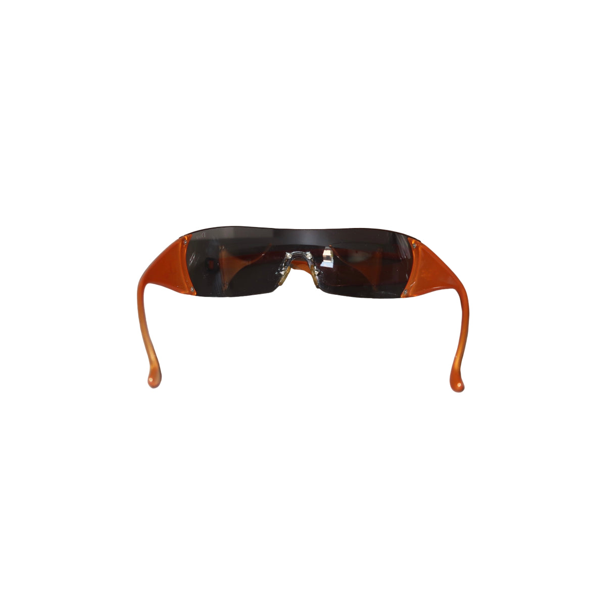 Christian Dior tangerine wrap with optional brim & strap sunglasses