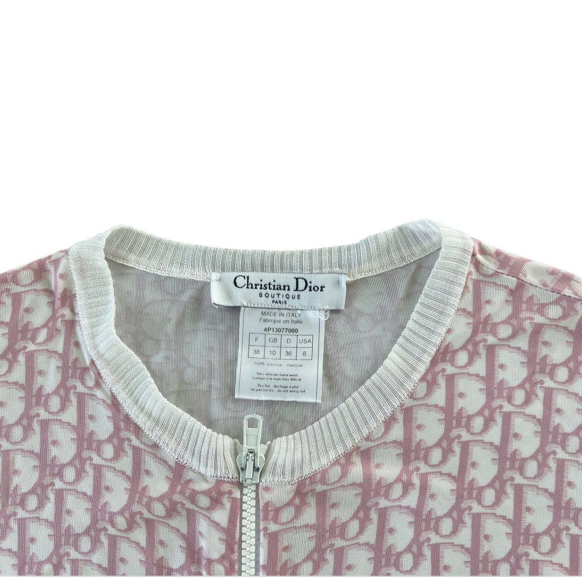 Christian Dior by John Galliano Diormisso Pink Trotter Jacket. 2004 Collection