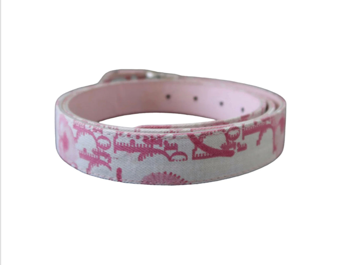 Vintage Pink Dior Monogram Belt