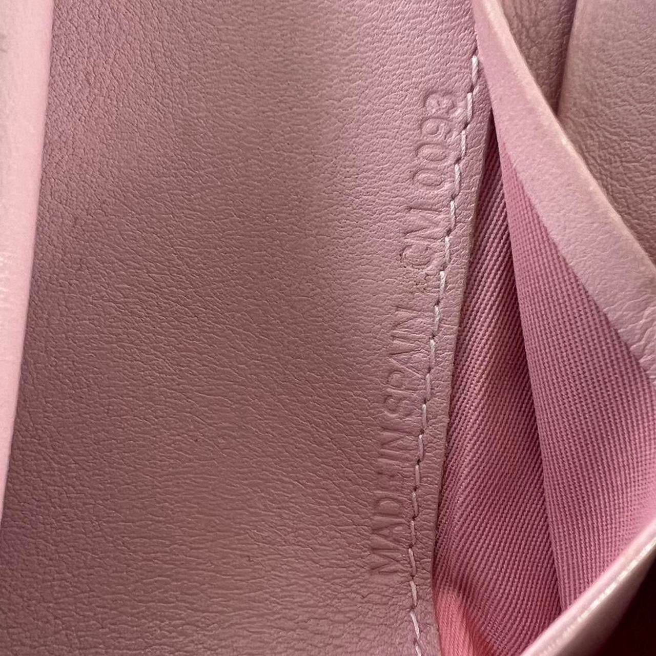 Christian Dior Diorissimo Pink Trotter Tri-fold Compact Wallet