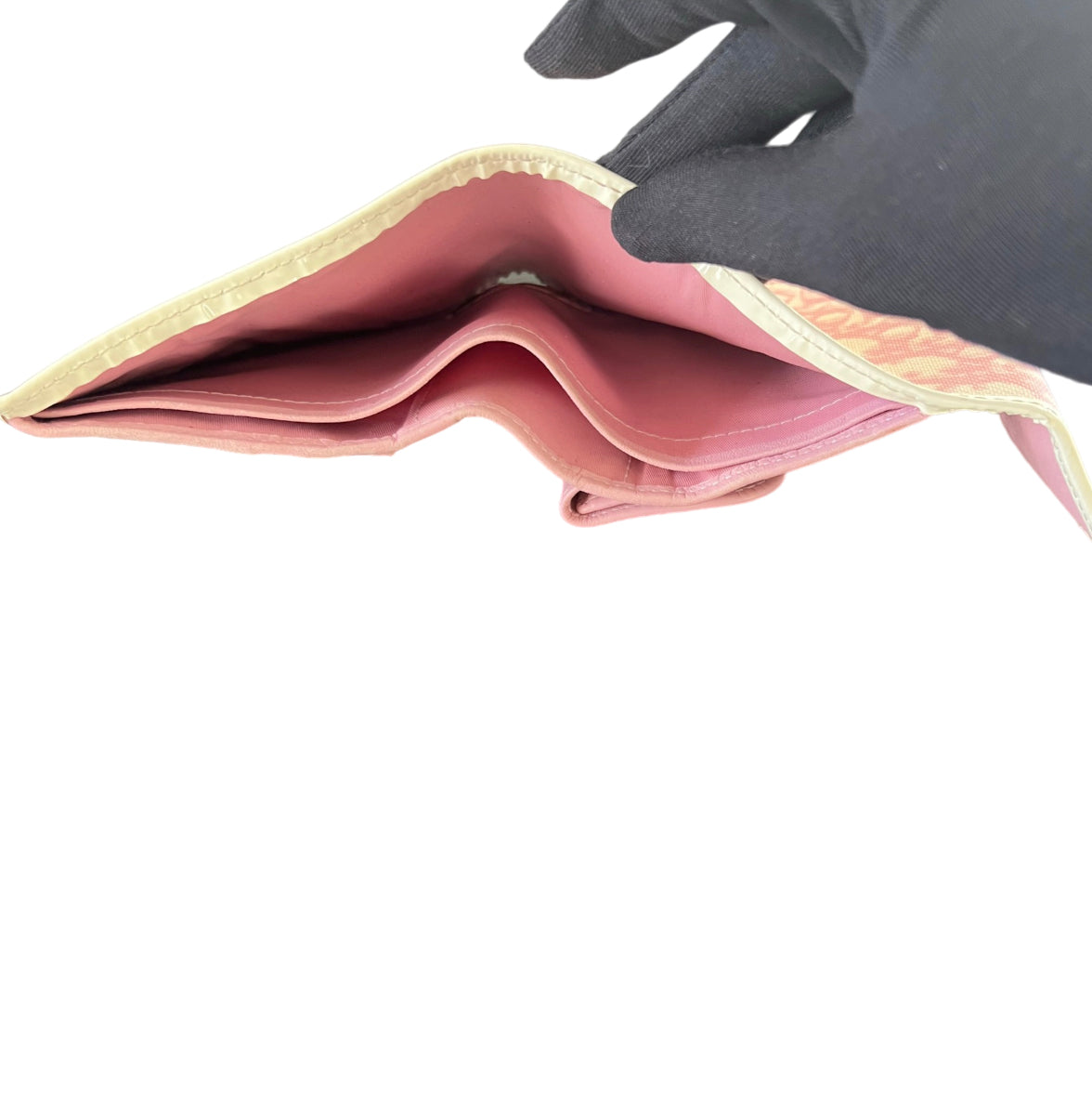 Christian Dior Diorissimo Pink Trotter Tri-fold Compact Wallet