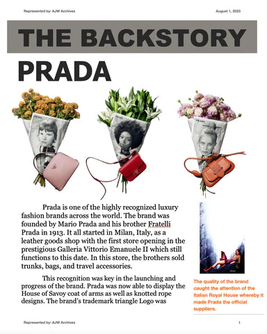 PRADA BACKSTORY