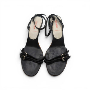 Miu Miu Leather Strap Heels
