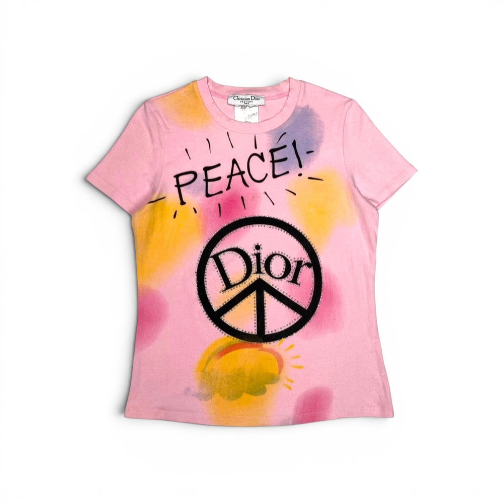 Christian Dior Boutique Vintage PEACE T-Shirt