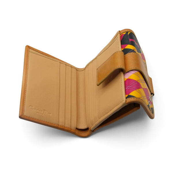 Christian Dior 2004 Golfer Harlequin Wallet