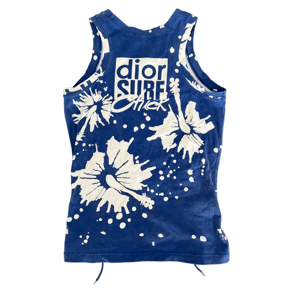 Christian Dior SS 2004 Surf Chick Sleeveless Lace-up Top