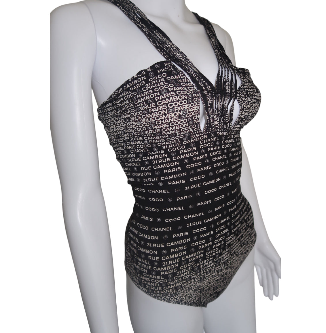 Chanel by Karl Lagerfeld Spring 2009 Rue Cambon Monogram Swimsuit