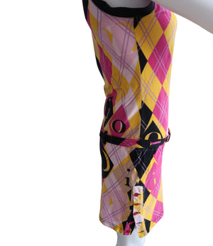 Christian Dior 2004 Argyle Polo Dress