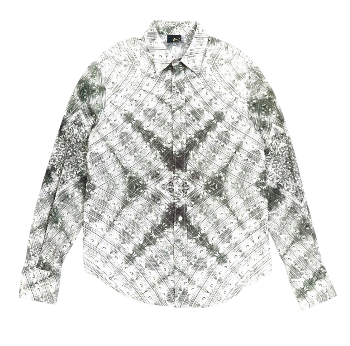Roberto Cavalli Full Print Men’s Dress-Shirt