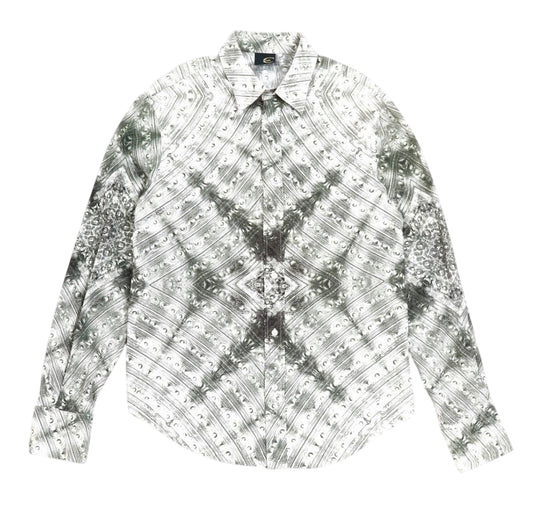 Roberto Cavalli Full Print Men’s Dress-Shirt