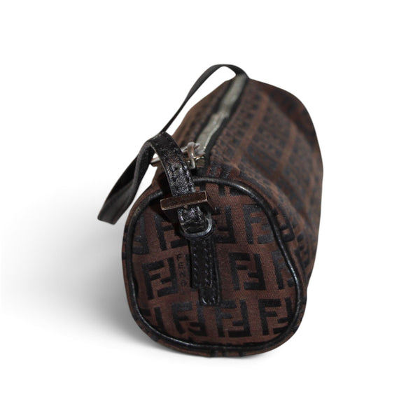 Fendi 2000s Zuchino Canvas Pouchette Bag